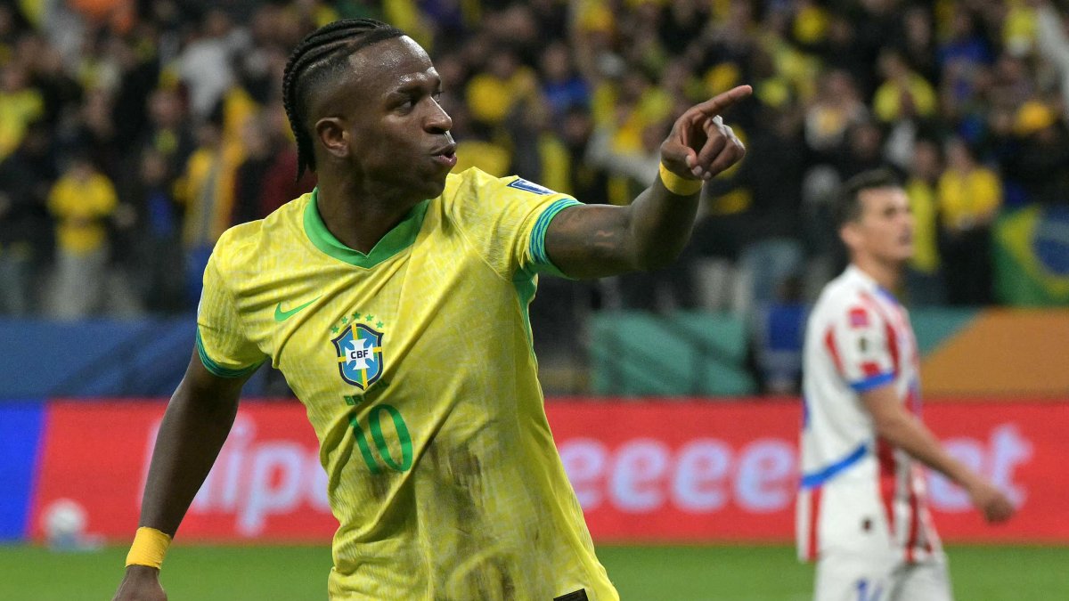 Vinícius es la figura del seleccionado Brasileño para los partidos amitosos.