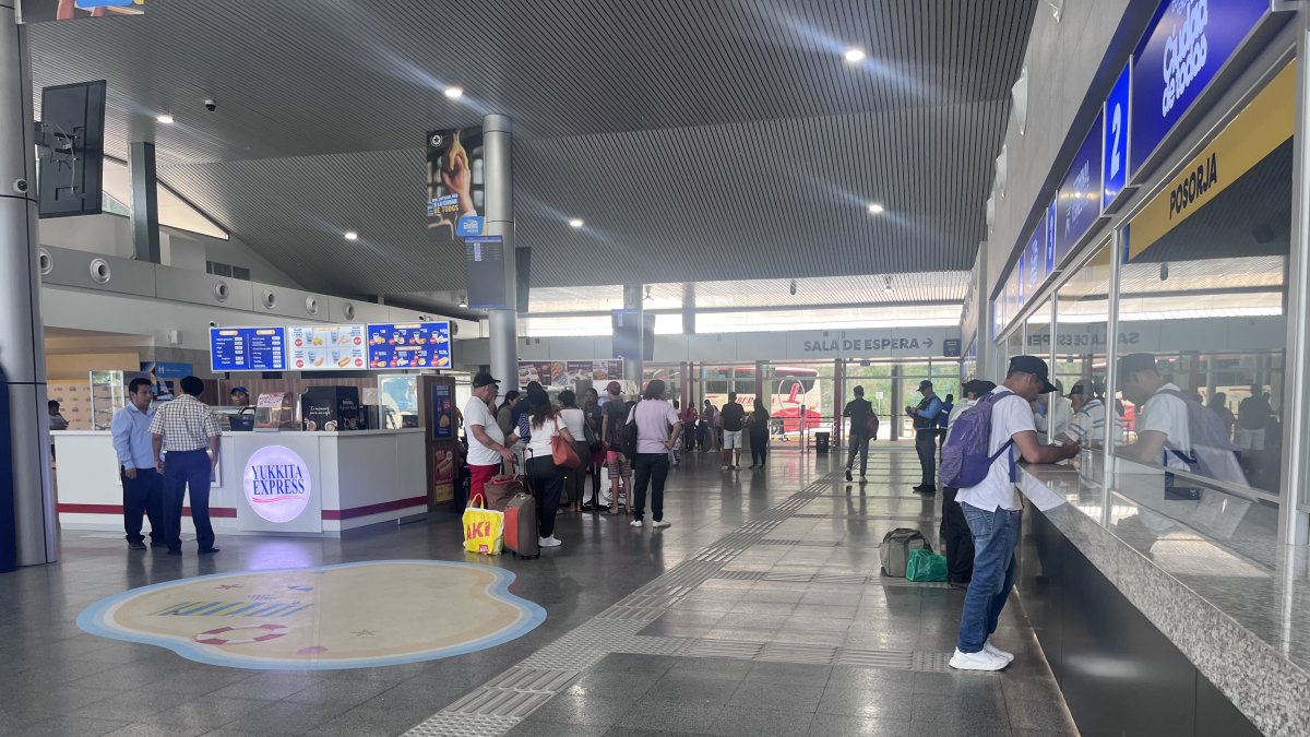 Terminal. La seguridad del recinto se refuerza con vigilancia privada y un sistema de monitoreo 24/7. Tiene más de tres meses.