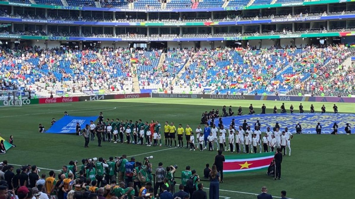 Bolivia y Suruna se vieron las caras en el estadio de Monterrey, México.