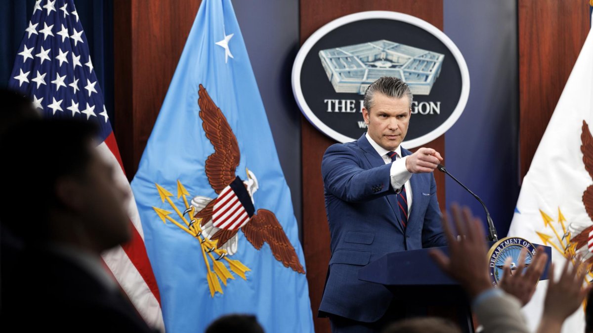 El secretario de Guerra de Estados Unidos, Pete Hegseth.