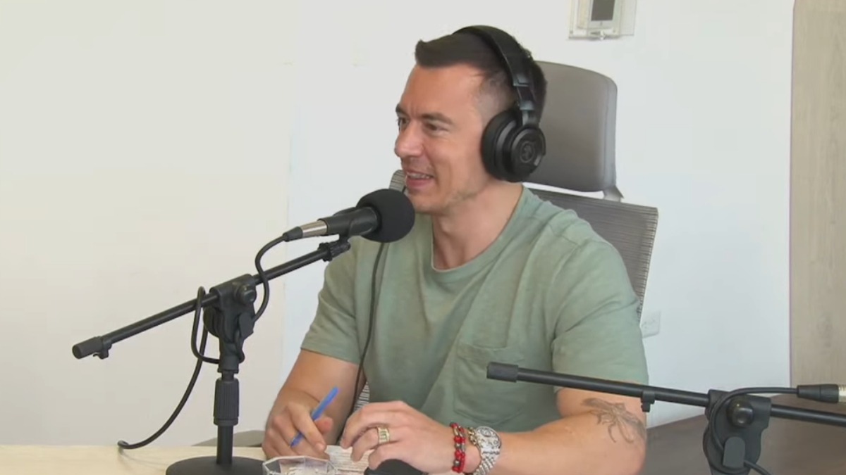 El presidente Daniel Noboa, entrevistado en Radio Canela.