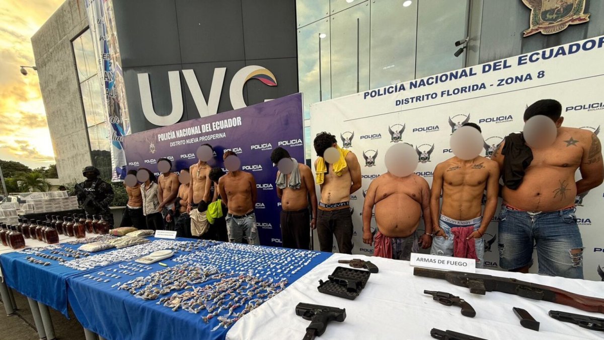 La Policía Nacional ejecutó una serie de intervenciones simultáneas en diferentes sectores de la Zona 8.