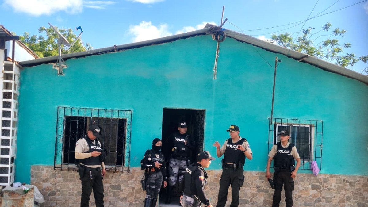 En esta casa residía la víctima del sicariato cometido en La Libertad.