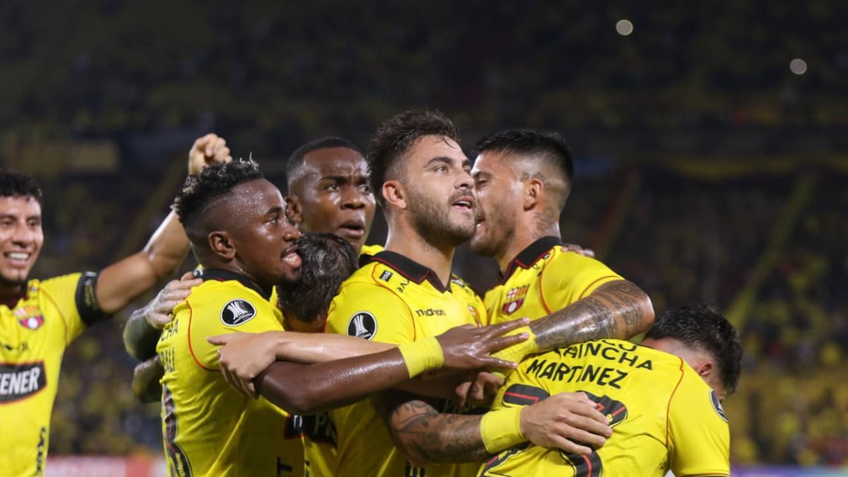 Barcelona SC logró abrir el marcador gracias al tanto de Héctor Villalba.