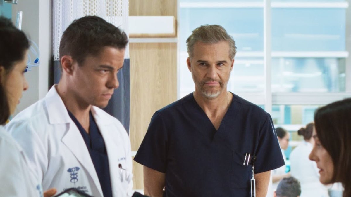 José Ramón con el actor Juan Pablo Medina.