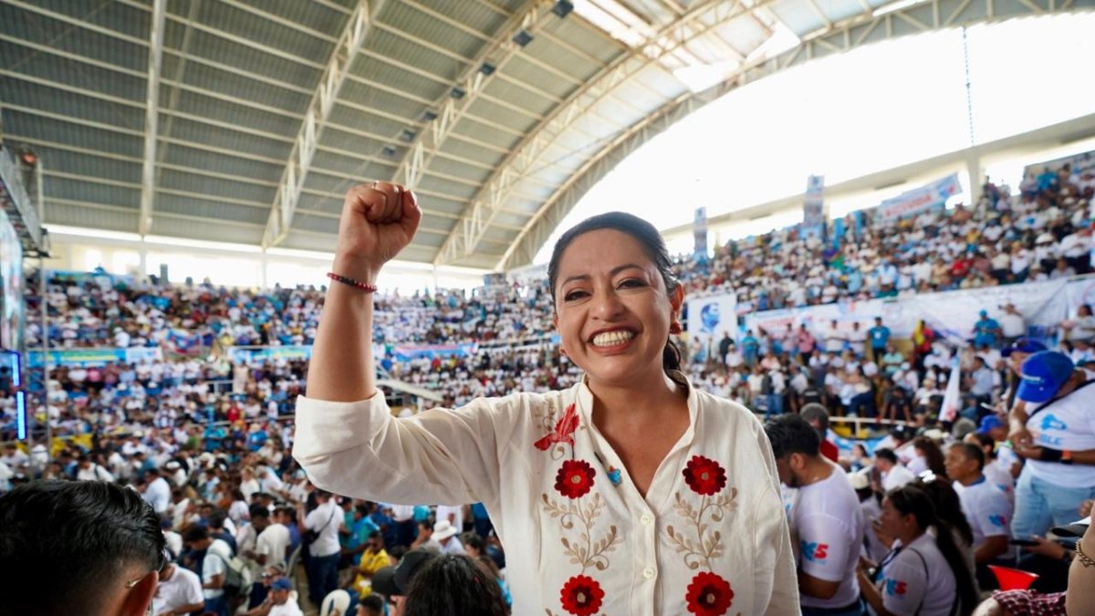 La prefecta de Pichincha y militante del correísmo, Paola Pabón.