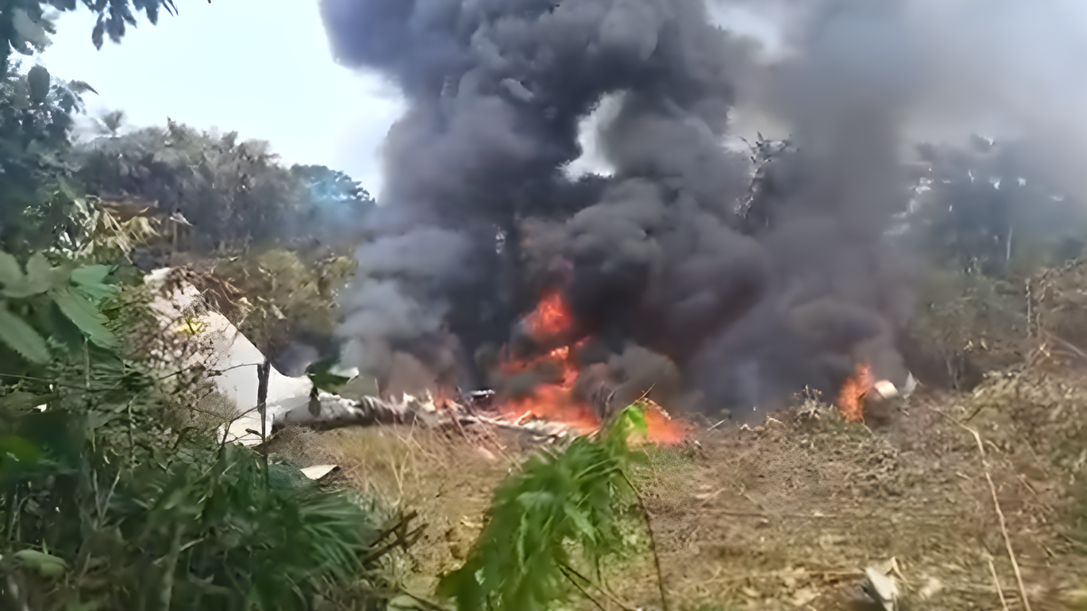 Un avión Hércules del Ejército colombiano se estrelló en el municipio de Puerto Leguízamo, Putumayo.