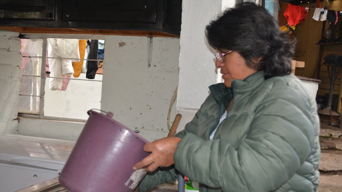 En el norte de Ambato los habitantes  aseguran no tener agua permanente y esperan una solución pronto al problema.