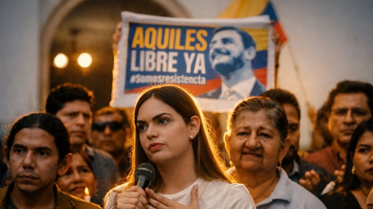 Fiorella Ycaza ha liderado pronunciamientos en defensa de Aquiles Álvarez.
