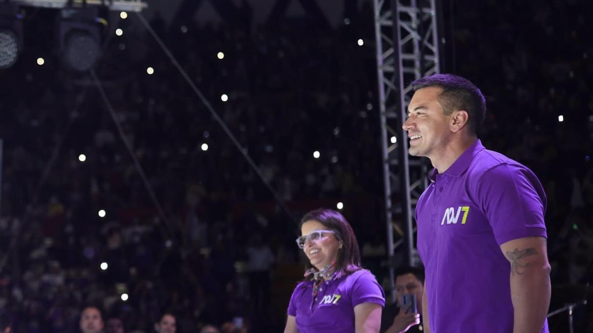 El presidente Daniel Noboa es el líder el movimiento Acción Democrática Nacional (ADN).