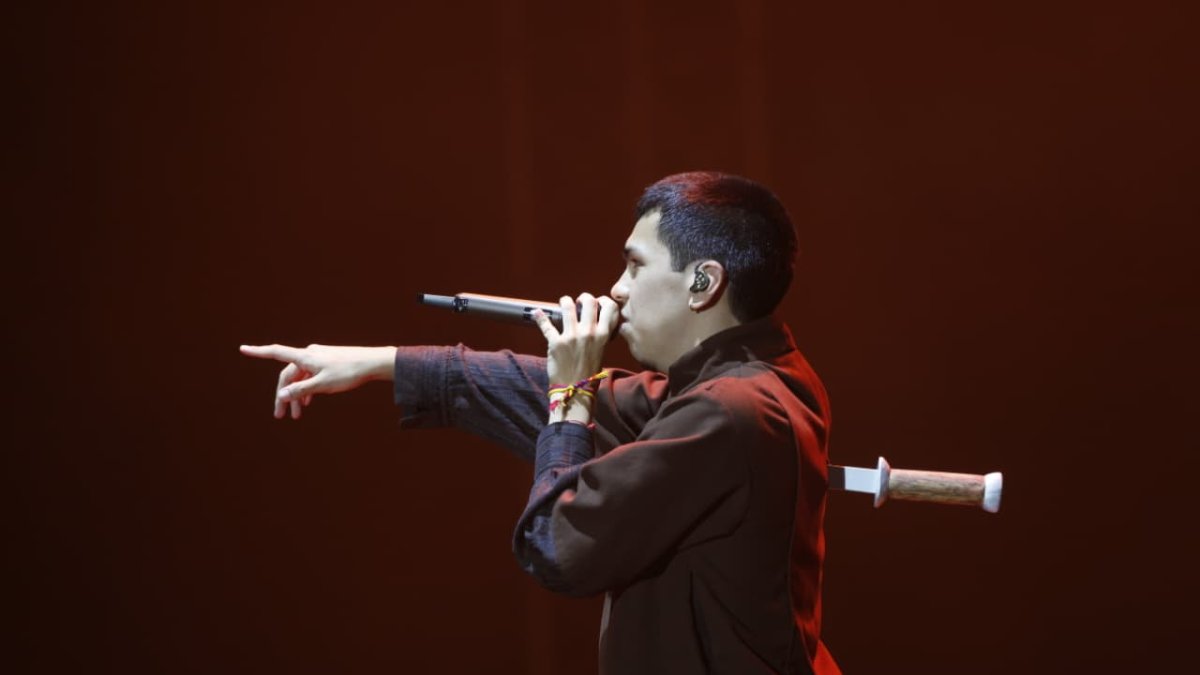 Milo J se presentó en el Coliseo Voltaire Paladines Polo de Guayaquil.