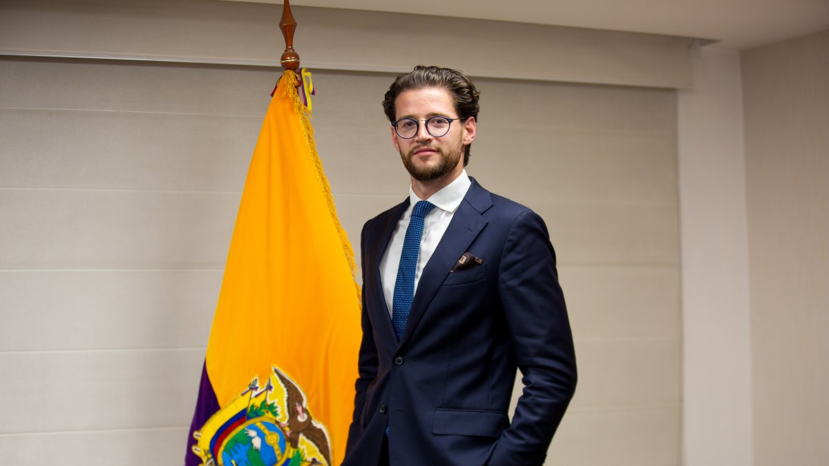 El nuevo gerente subrogante de Petroecuador, Sebastián Maag Pardo.