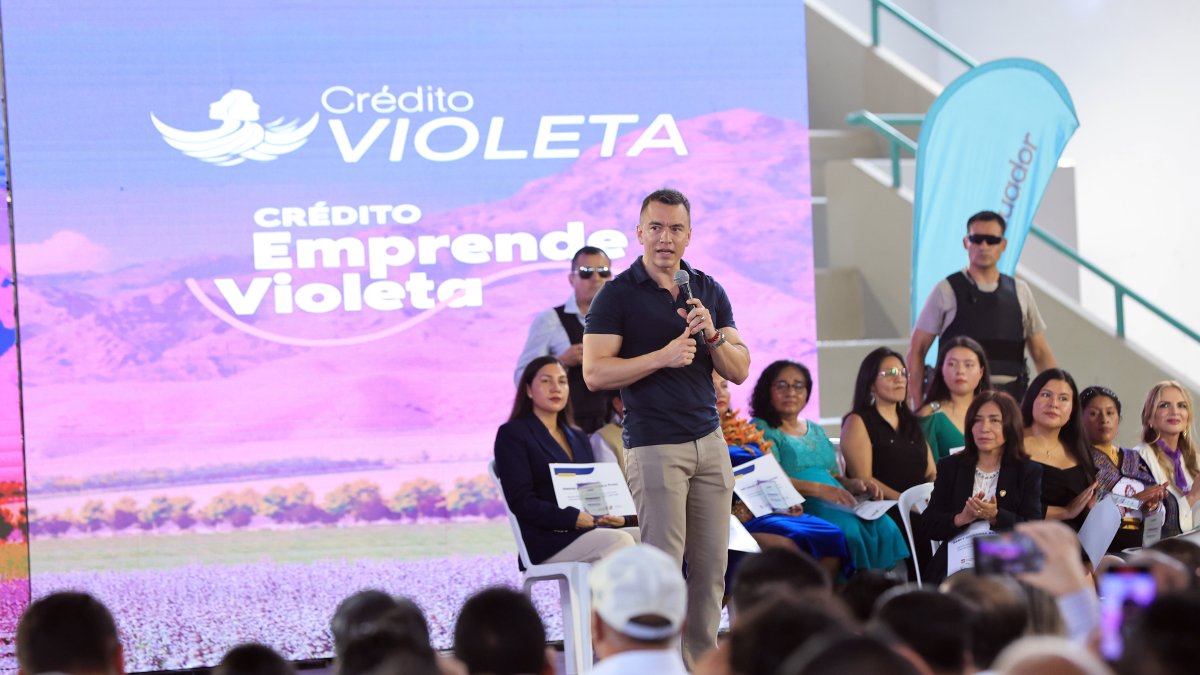 El Gobierno presentó avances de los programas Crédito Violeta y Emprende Violeta
