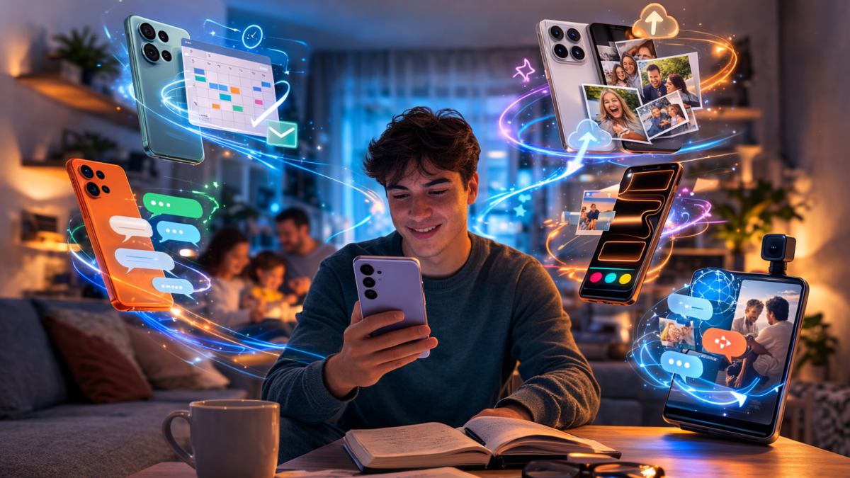 Los smartphones incorporan sistemas que organizan tareas, editan contenido y sugieren acciones automáticamente.