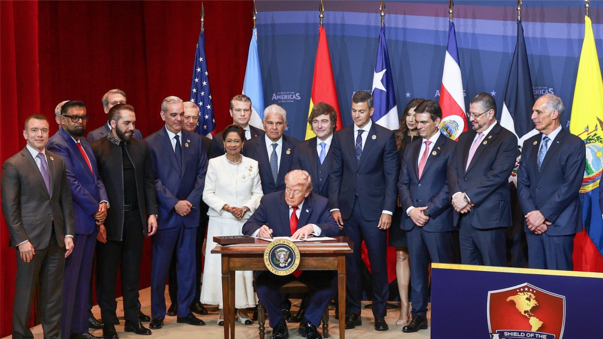 El presidente de Estados Unidos, Donald Trump, elevó el nivel de presión sobre el crimen organizado transnacional.