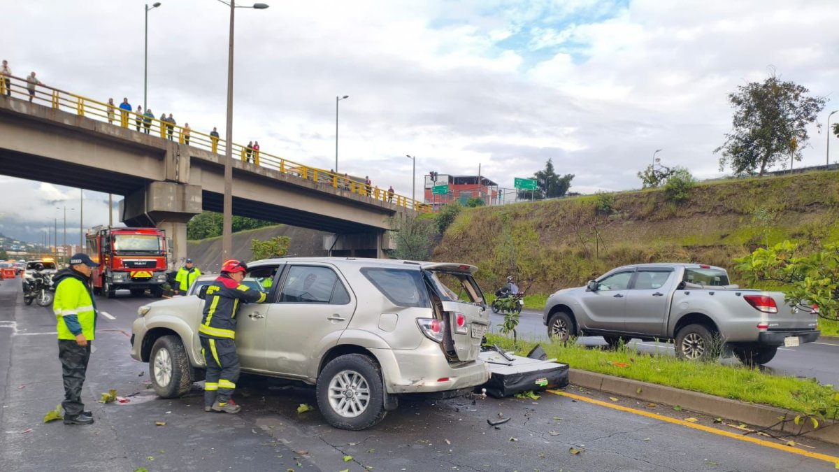 El siniestro de tránsito ocurrió en el kilómetro 9 de la Ruta Viva.
