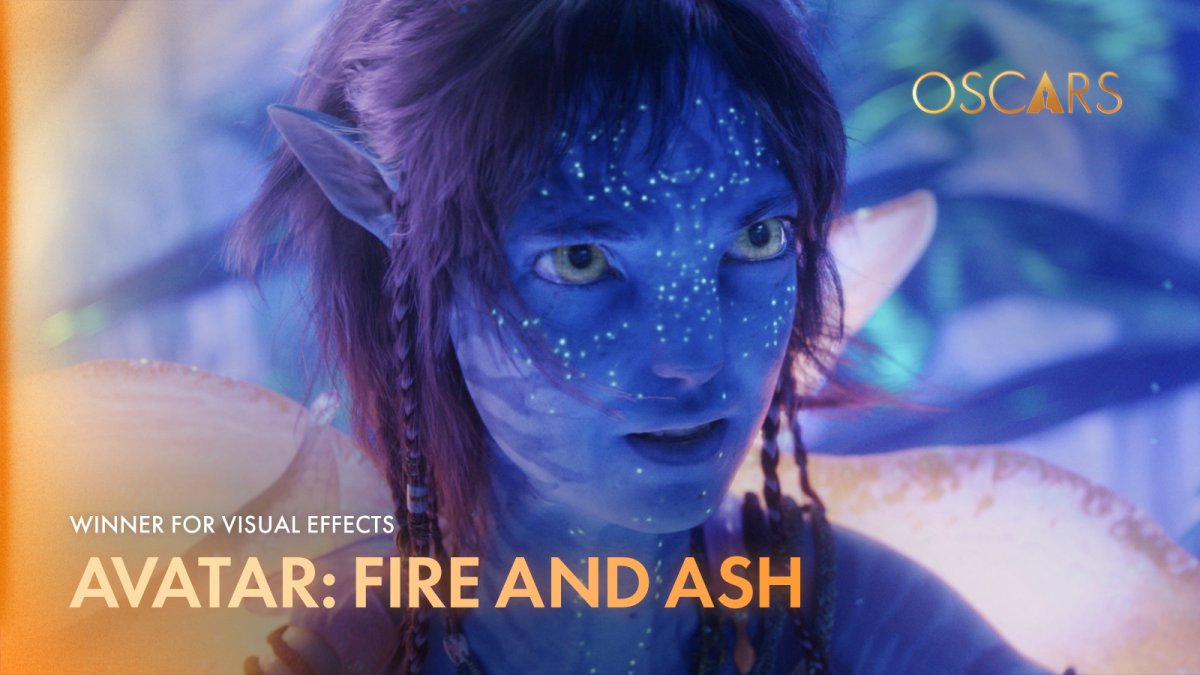 Avatar: Fire and Ash ganó el Óscar 2026 a mejores efectos visuales; la película tiene solo siete tomas sin efectos digitales en toda su duración.
