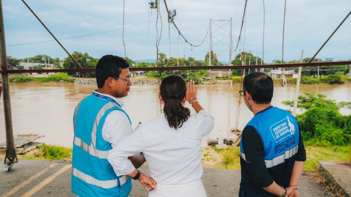 La prefecta Marcela Aguiñaga ha visitado el sitio para ver los avances.