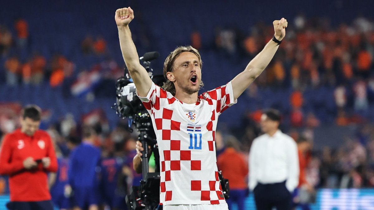 Luka Modric, referente histórico en el mediocampo croata.