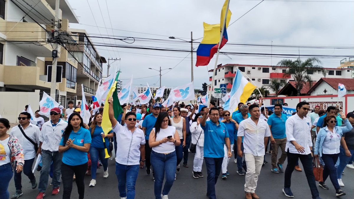 El movimiento Revolución Ciudadana se movilizará en todo Ecuador.
