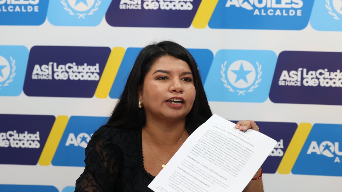 Emily Vera durante un diálogo pasado con EXPRESO.