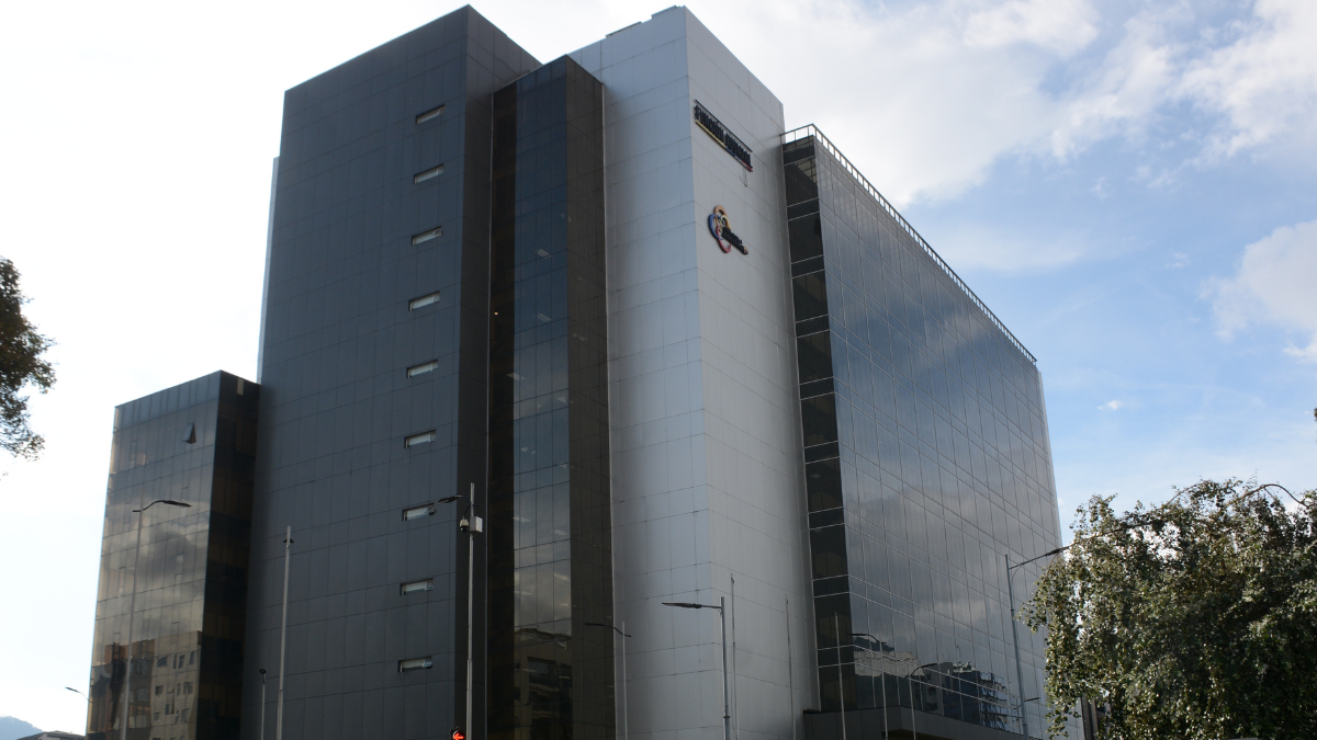 Fachada del Complejo Judicial Norte en Quito, en medio de las gestiones diplomáticas por el caso de Villavicencio.