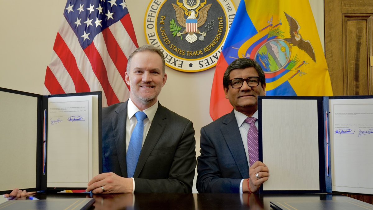 El pasado 13 de marzo, Ecuador y Estados Unidos firmaron el Acuerdo de Comercio Recíproco.