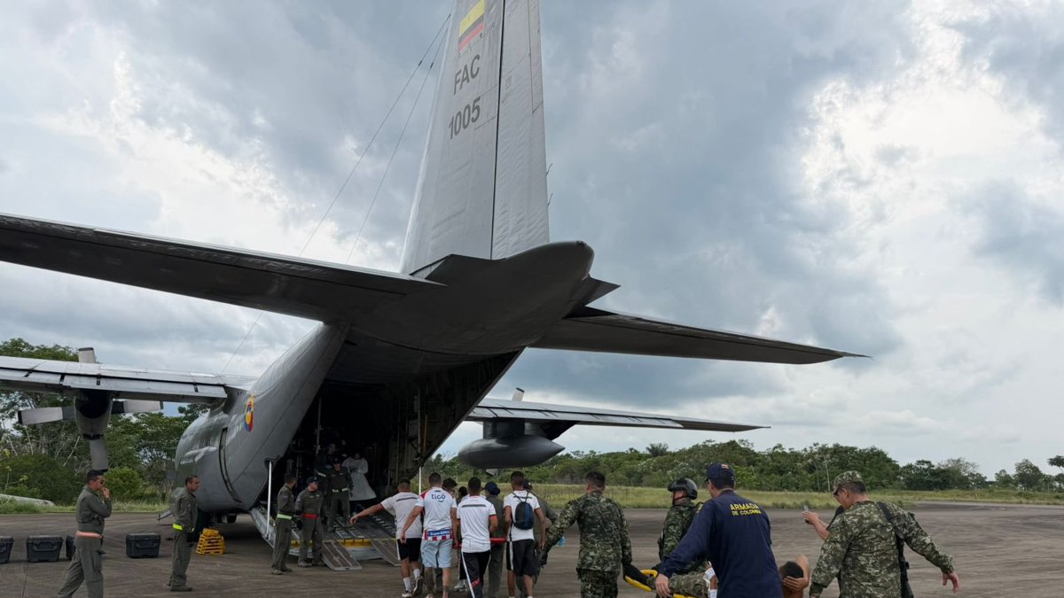 Fotografía tomada de la cuenta oficial del comandante de las Fuerzas Militares de Colombia (FF.MM.).