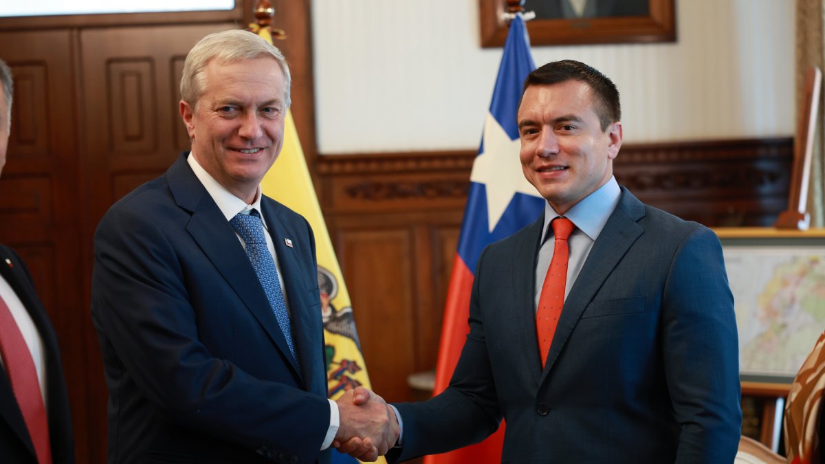 Daniel Noboa viajará a Chile para asistir a la posesión presidencial de José Antonio Kast.