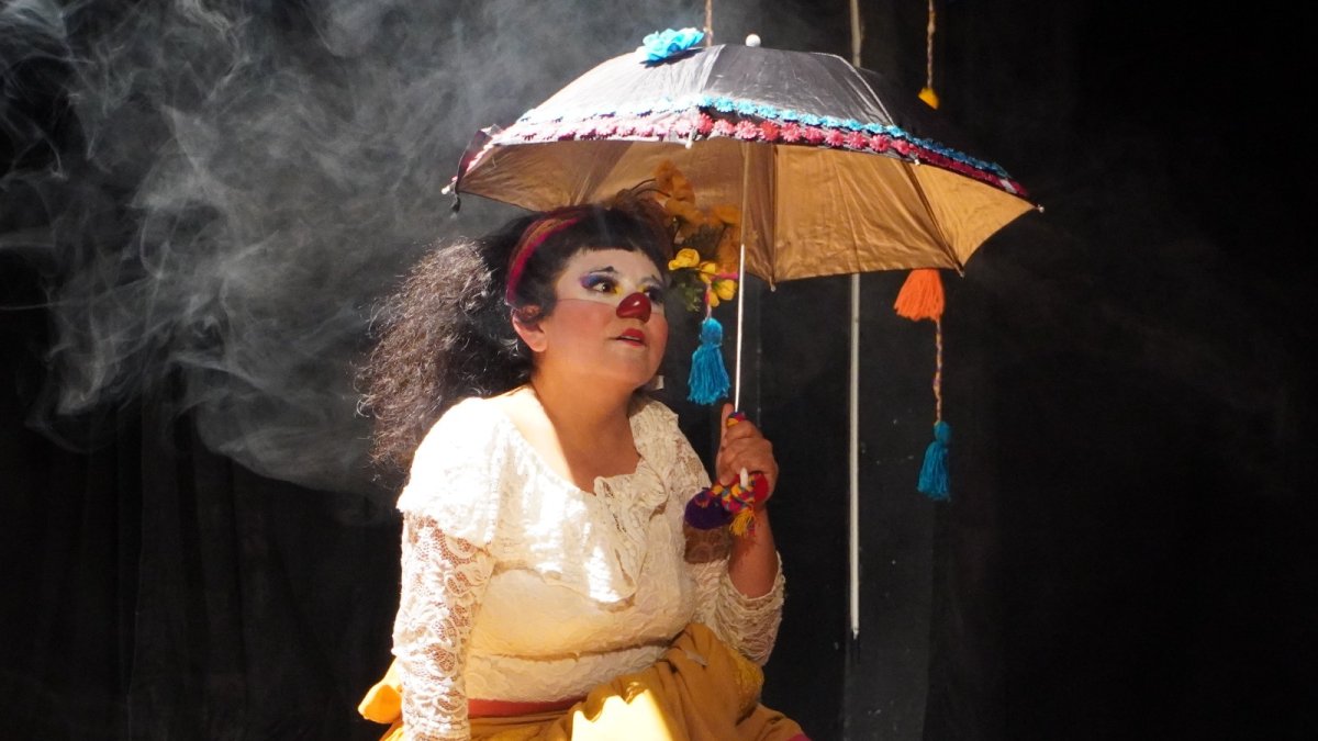 Miskay, retratada por Hilda Tovar, fue una de las piezas inaugurales del Encuentro Internacional “Caminos hacia el Clown