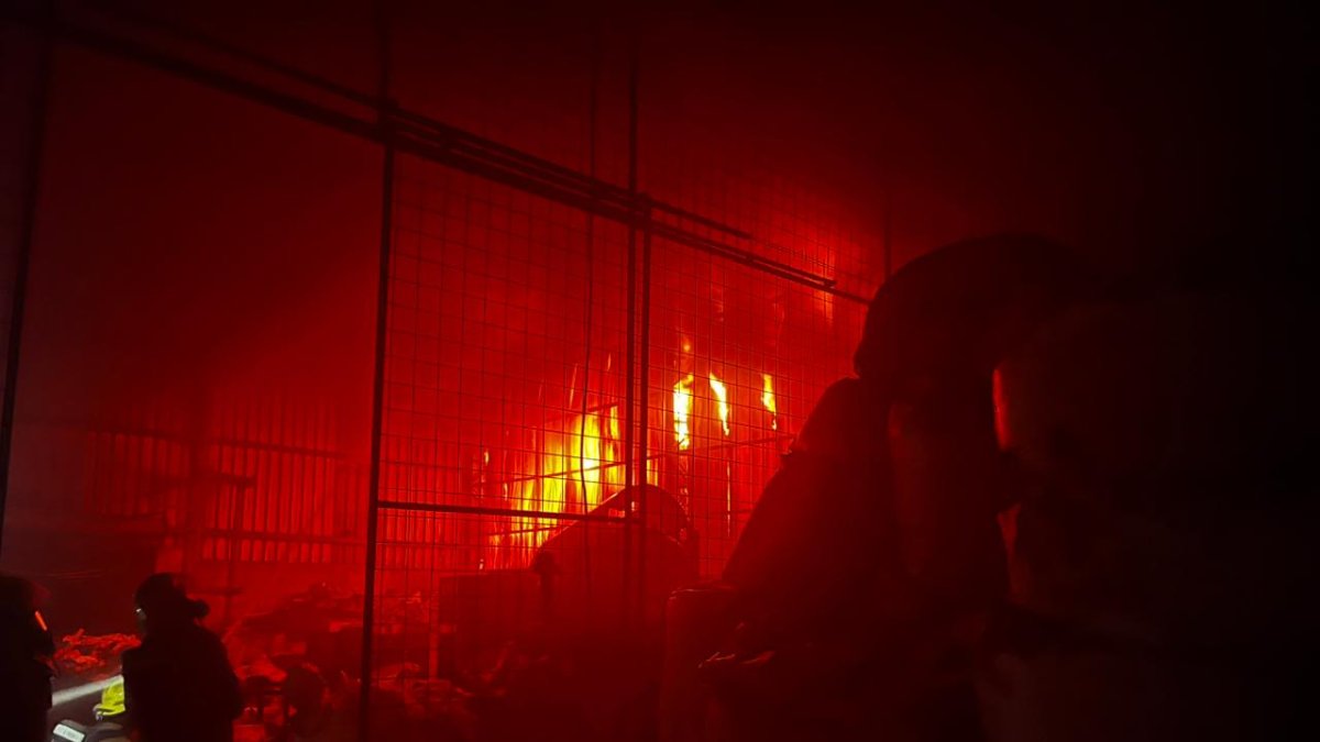 El incendio ocurrió la noche del viernes 20 de marzo en Durán.