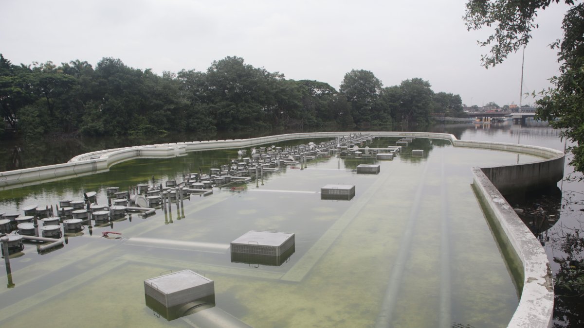 La Fuente Monumental, inaugurada en 2011 en el Malecón del Salado, está desactivada