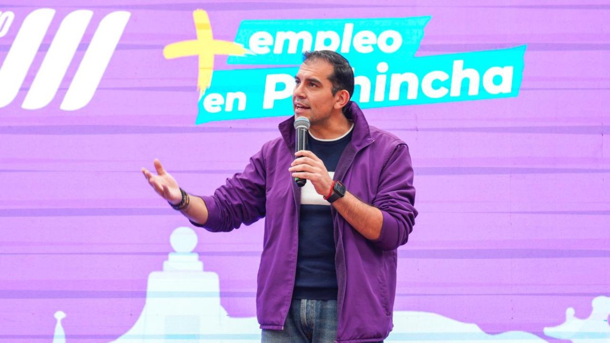 Harold Burbano es ministro del Trabajo en le Gabinete del presidente Daniel Noboa.