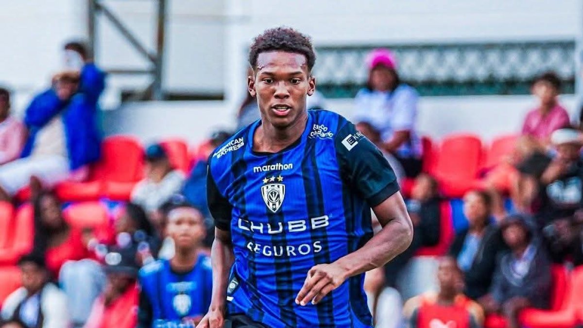 Johan Martínez, extremo ecuatoriano surgido en las divisiones formativas de Independiente del Vale.