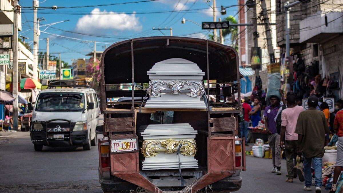 Fotografía de  la zona de Cité Soleil, en Puerto Príncipe.