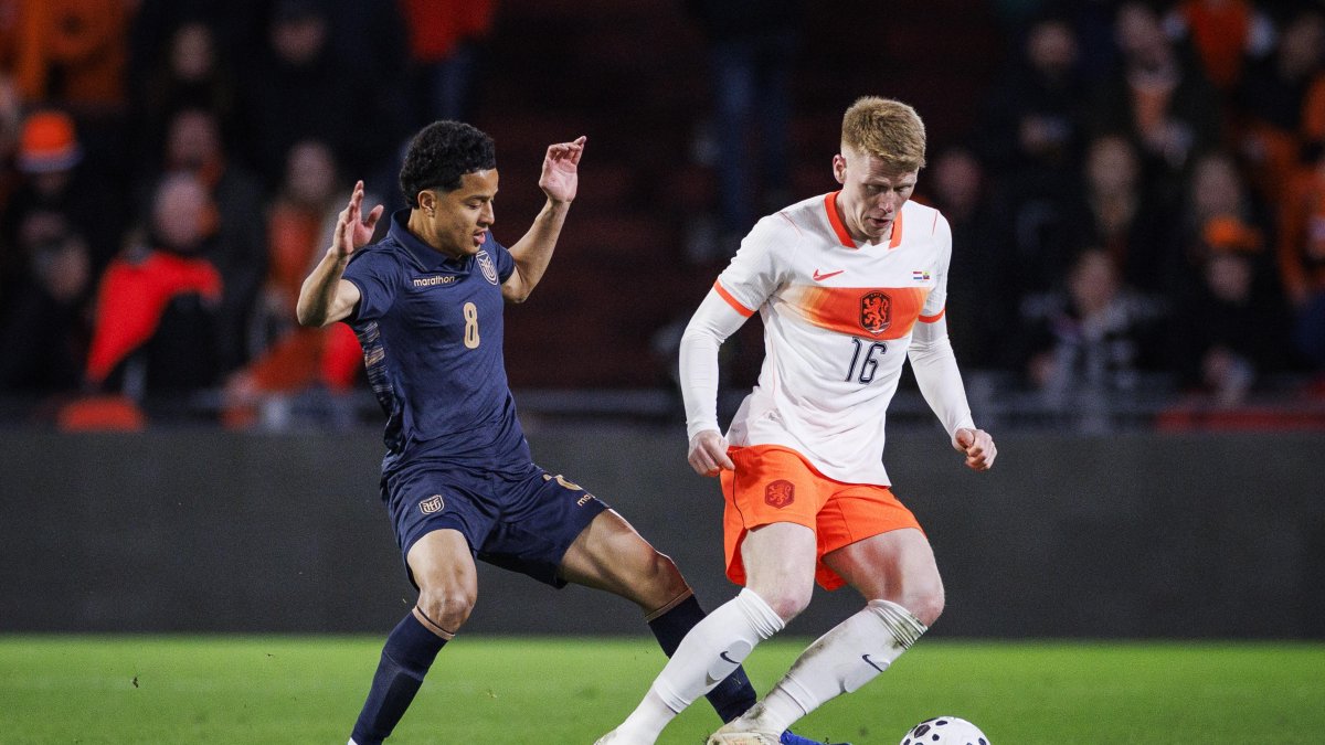 Anthony Valencia, extremo de la selección ecuatoriana.
