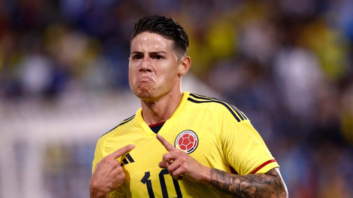 James Rodríguez, referente de la selección colombiana.