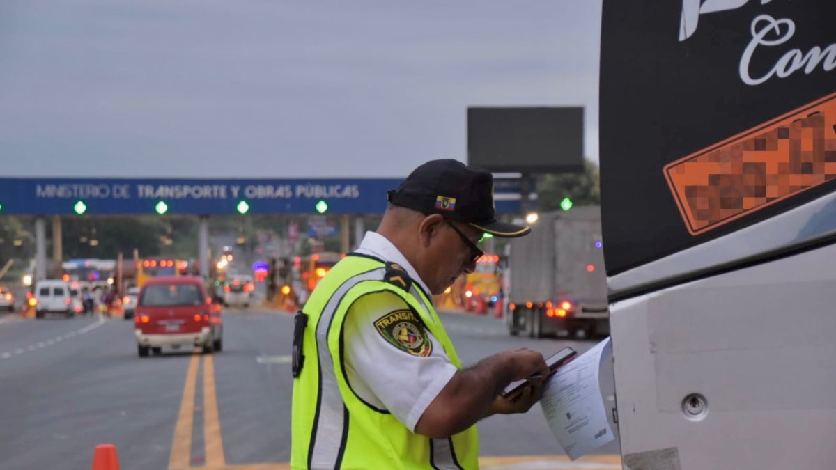 La CTE realizará varios operativos en las carreteras de Ecuador.