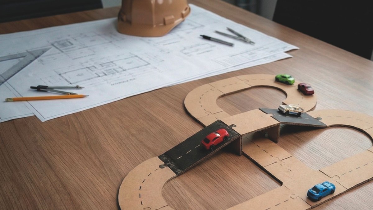 Estudiantes de ingeniería desarrollan habilidades clave con metodologías innovadoras en diseño vial universitario.