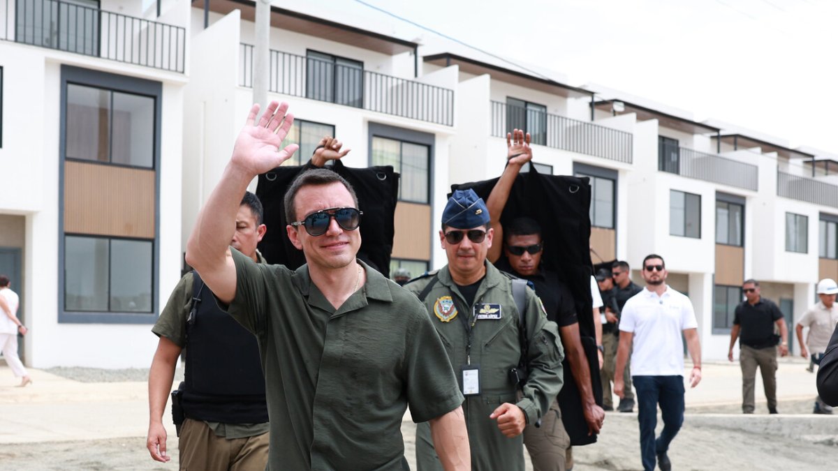 El presidente Daniel Noboa se refrió a los comicios para definir gobiernos seccionales.