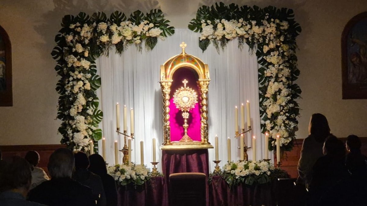 Oración y silencio marcan la visita a las siete iglesias