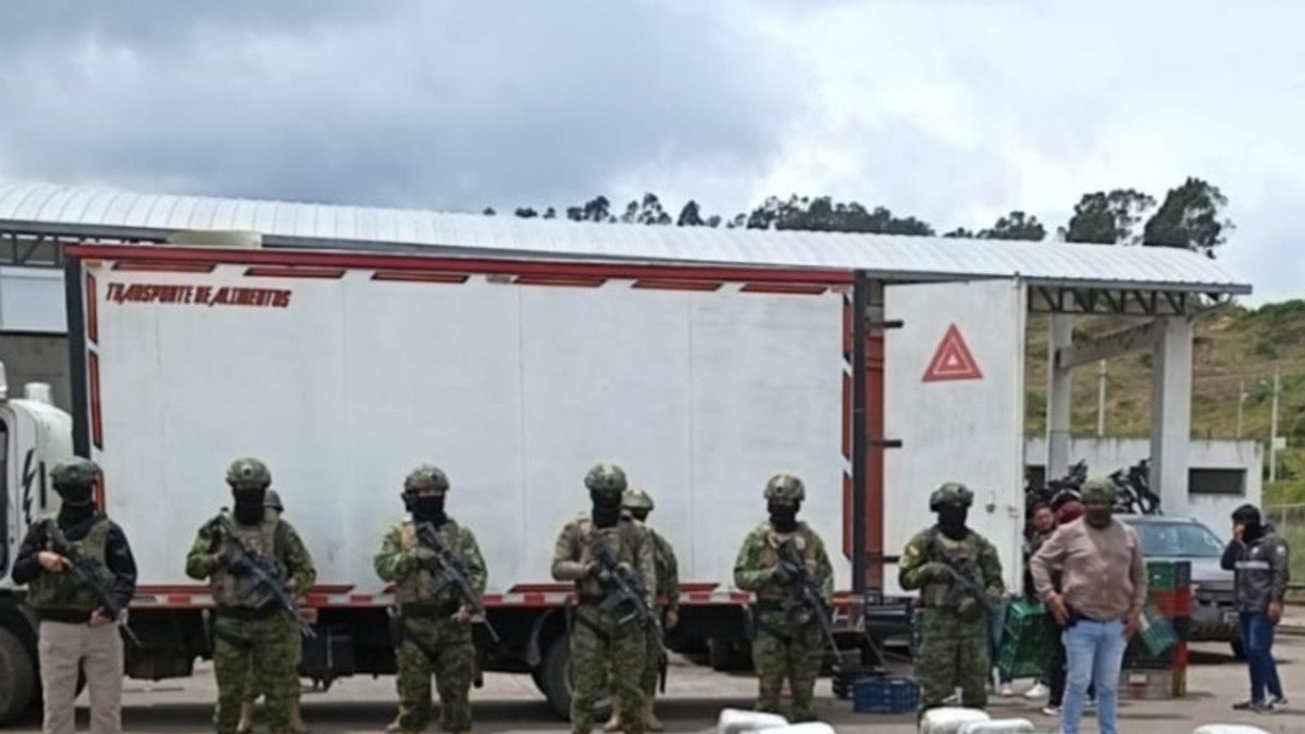 El Ejército ecuatoriano decomisó 530 kilos de marihuana que eran transportados en un vehículo que circulaba por una carretera de la provincia de Carchi.