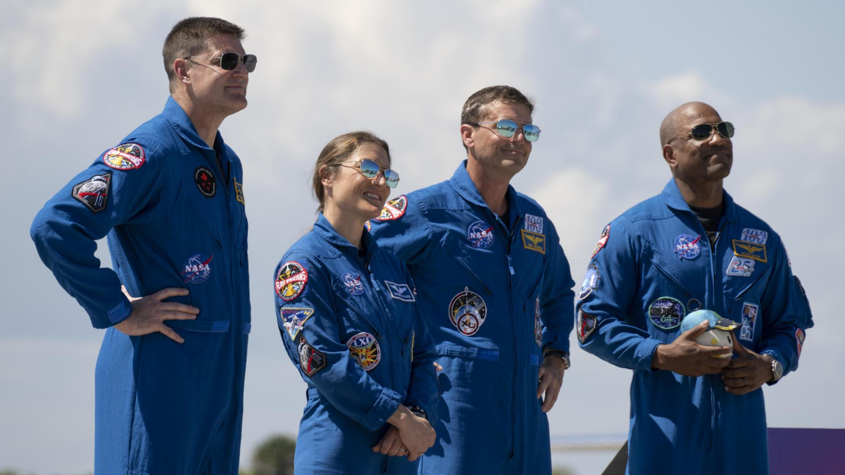 Tripulación de la misión 'Artemis II'.