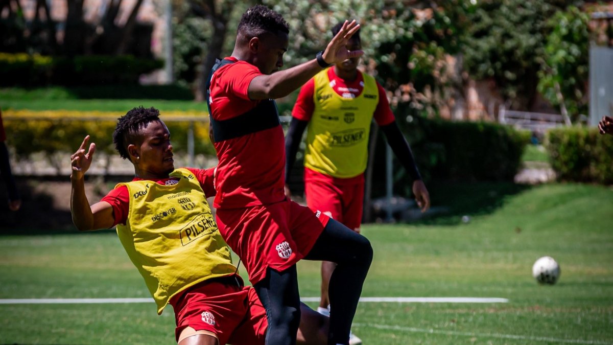 Barcelona prepara el partido ante Liga de Quito el viernes 3 de abril.