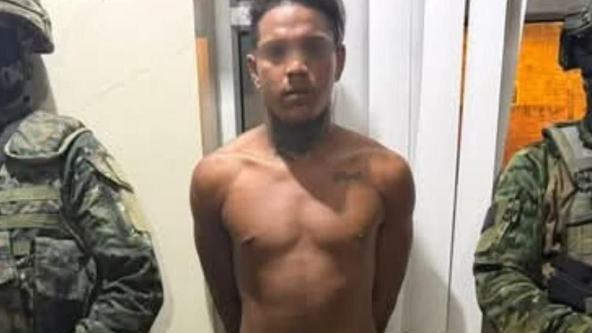 Un operativo ejecutado en el cantón Ventanas, provincia de Los Ríos, permitió la aprehensión de alias Frijolito