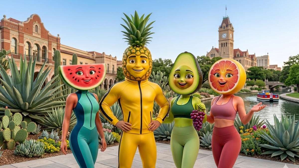 Frutas y verduras protagonizan melodramas breves creados con inteligencia artificial.