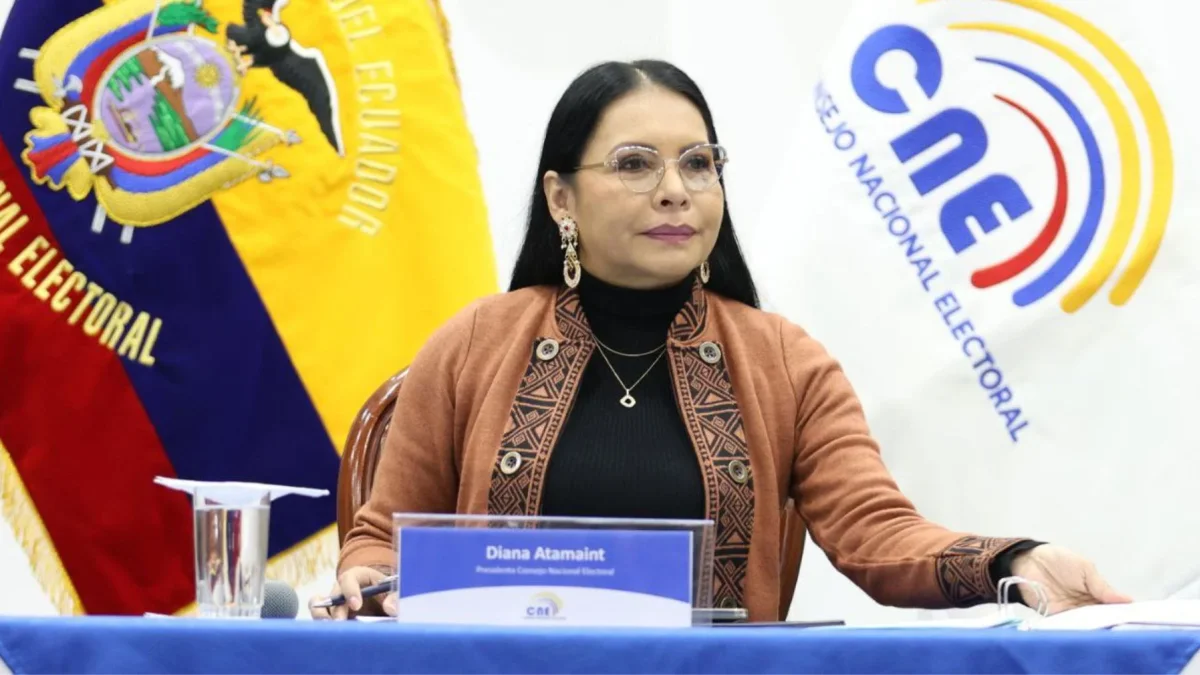El Consejo Nacional Electoral, presidido por Diana Atamaint, resolvió adelantar las elecciones seccionales por una alerta climática de la Secretaría de Riesgos.