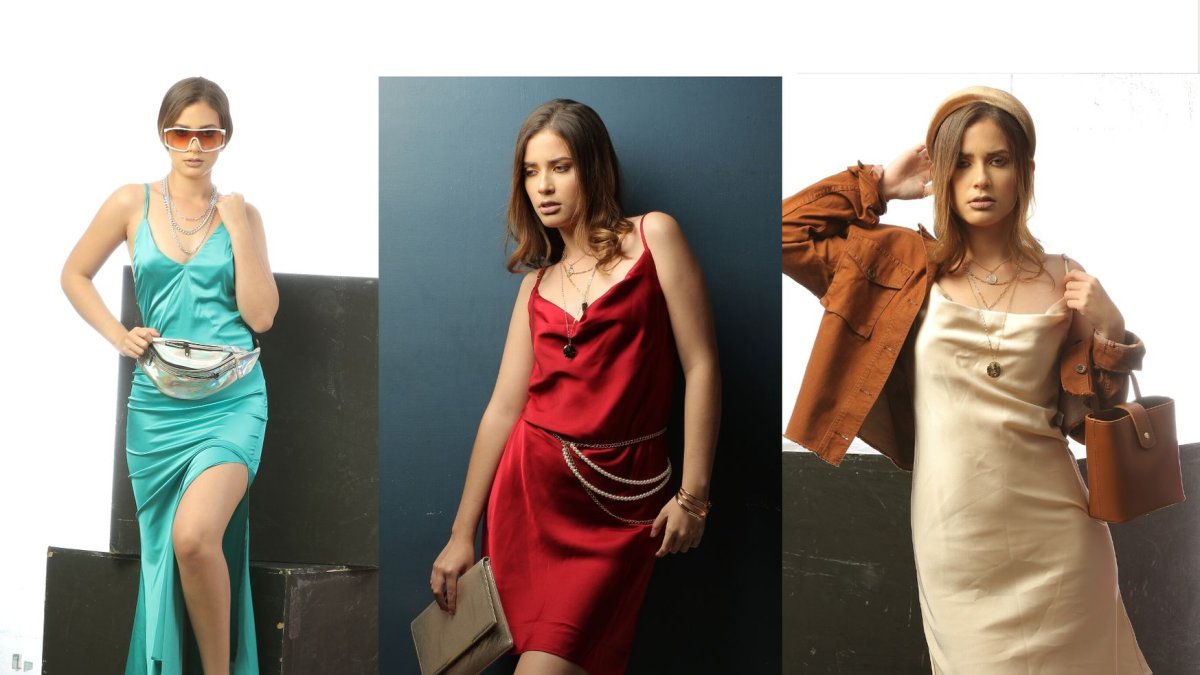 El slip dress se puede usar en todo tipo de clima.