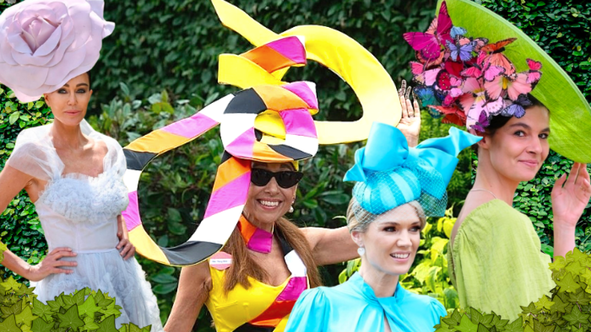 Los tocados y sombreros engalanaron los trajes de las elegantes asistentes a evento hípico 'Royal Ascott