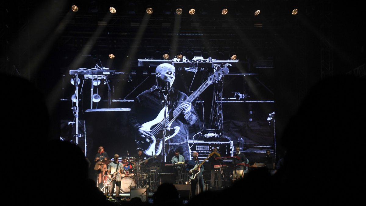 La agrupación puertorriqueña ofreció un recital en el Coliseo General Rumiñahui de la capital.